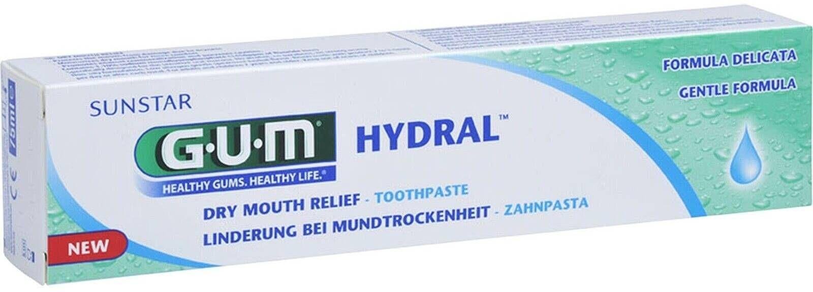Gum, Hydral, овлажняващ паста за зъби, 75 мл.