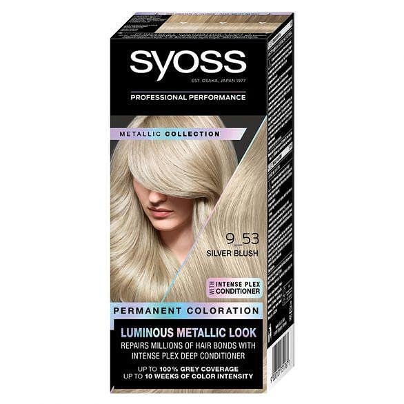 Syoss Baseline, боя за коса, 9-53 сребърен руж