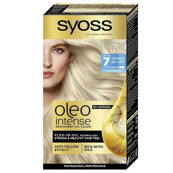 Syoss Oleo intense, боя за коса, 12-00 екстра платинено рус