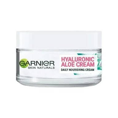 Garnier Hyaluronic Aloe, Хидратиращ дневен крем за суха и чувствителна кожа, 50 мл
