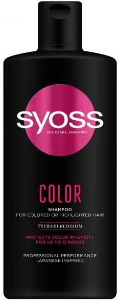 Syoss Color, шампоан за боядисана коса