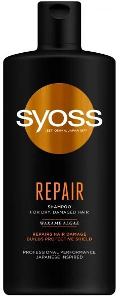 Syoss Repair, шампоан за суха и увредена коса