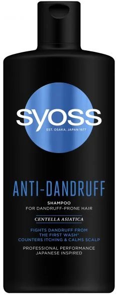 Syoss Anti-Dandruff, шампоан против пърхот, 440 мл.