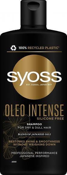 Syoss Oleo Intense, шампоан за суха и изтощена коса, 440 мл.