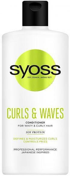 Syoss Curls & Waves, балсам за къдрава коса, 440 мл.