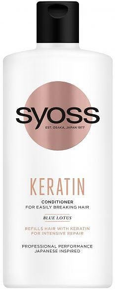 Syoss Keratin, балсам за суха и накъсана коса с кератин, 440 мл.