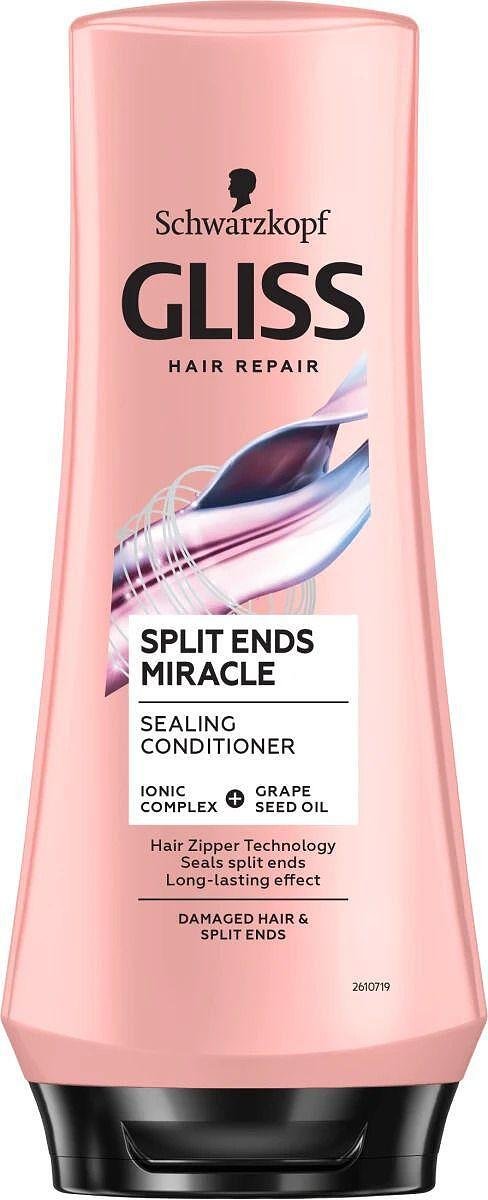 Gliss Split Ends Miracle, балсам за увредена коса, 200 мл.