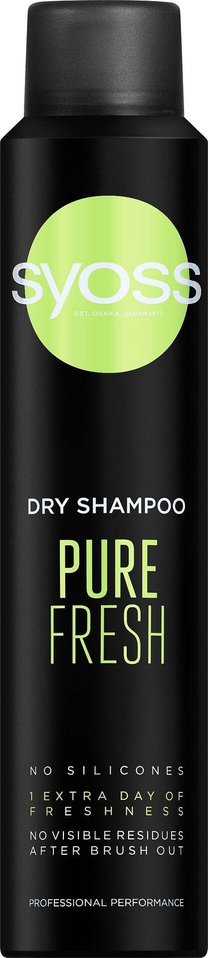 Syoss Pure Fresh, сух шампоан за мазна коса, 200 мл.