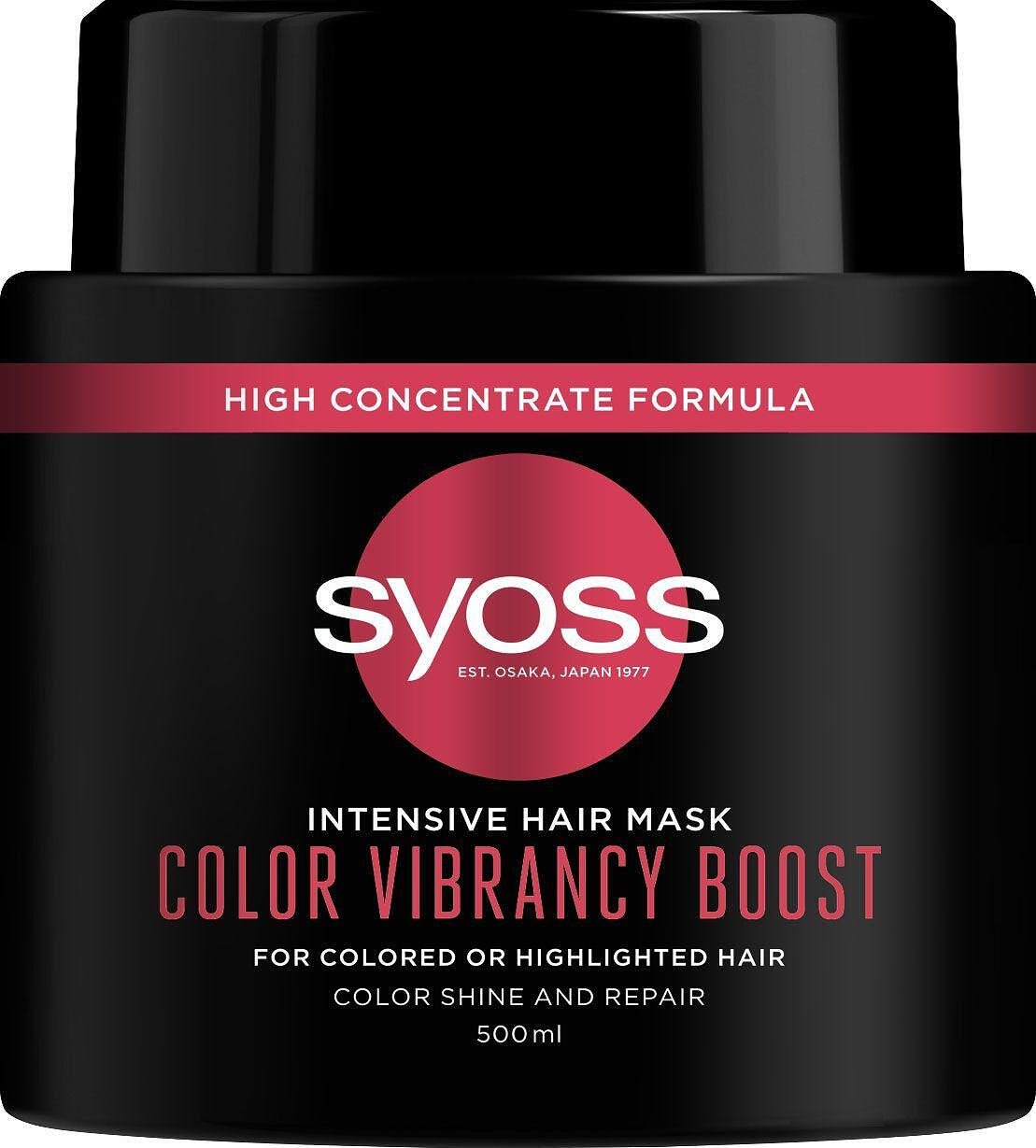 Syoss Color Vibrancy Boost Intensive Hair Mask, маска за боядисана коса 500 мл.