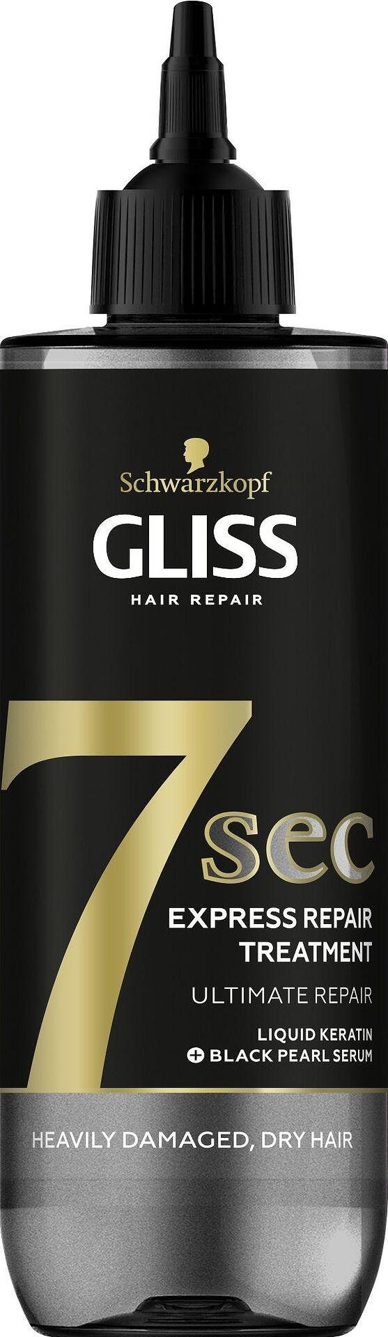 Gliss 7sec Express Repair Treatment Ultimate Repair, регенерираща течна маска, 200 мл.
