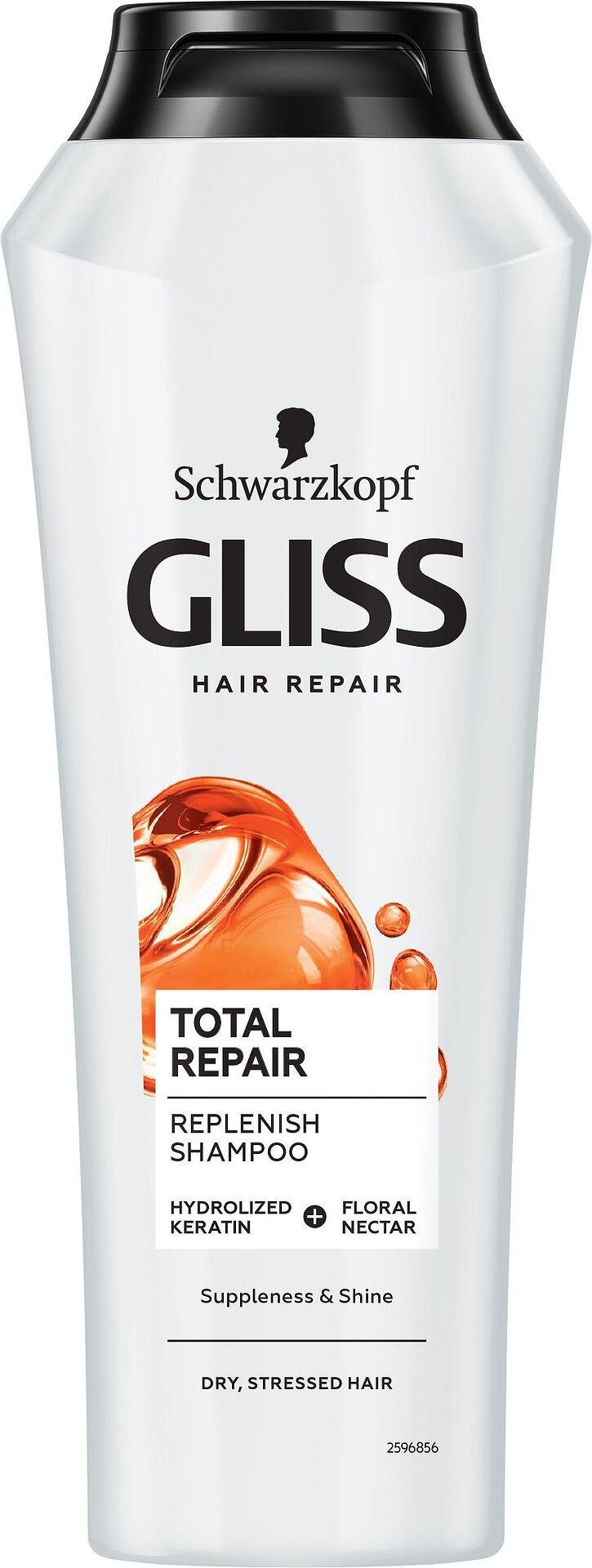 Gliss Total Repair, шампоан за цялостно възстановяване 19, 250 мл