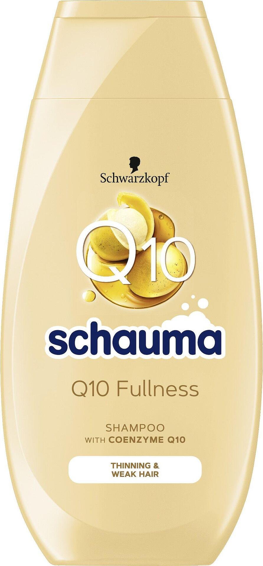 Schauma Q10 Fullness, шампоан за тънка коса, 400 мл.