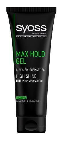 Syoss Max Hold, гел за коса с много силна фиксация, 250 мл.
