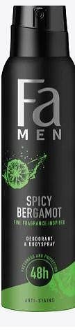 Fa Men Spicy Bergamot, део спрей за мъже, 150 мл.