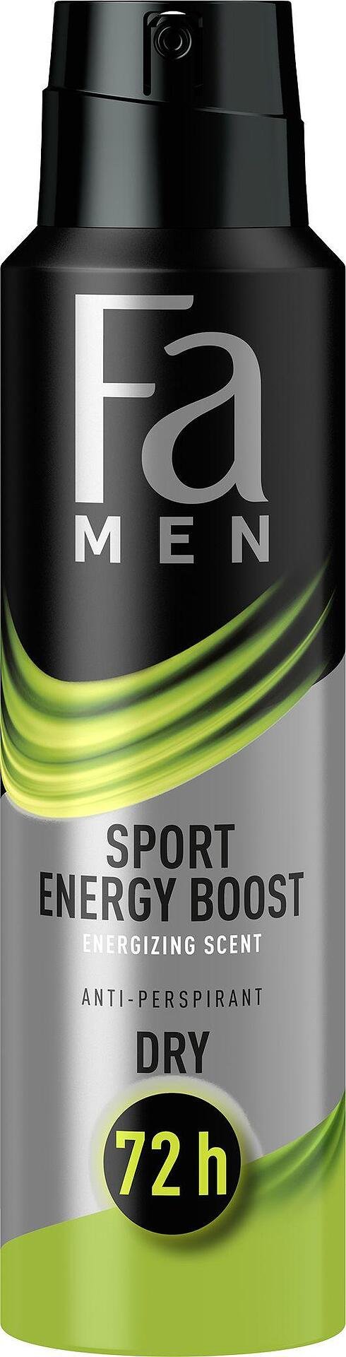 Fa Men Sport Energy Boost, дезодорант 150 мл.