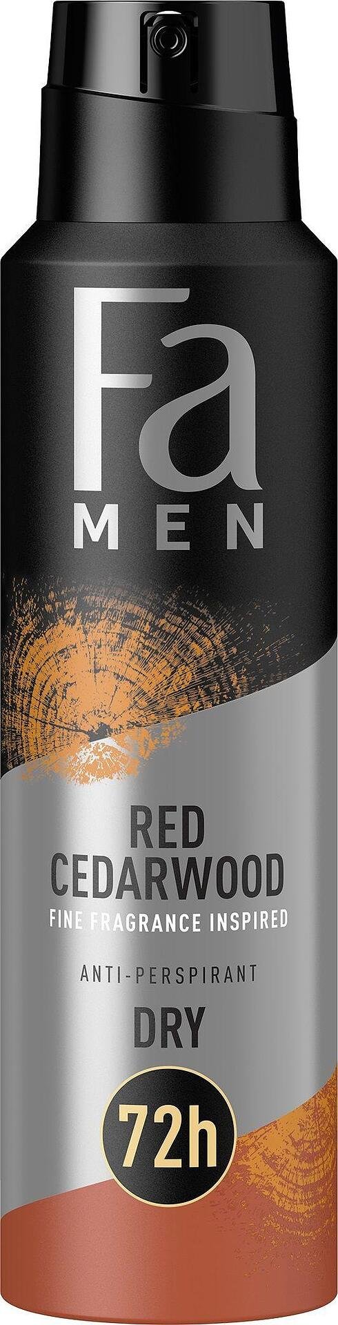 Fa Men Fine Fragrances, дезодорант, червен кедър, 150 мл.