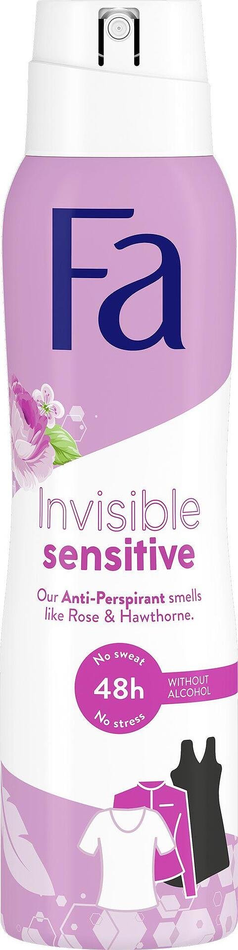 Fa Invisible Sensitive, дезодорант, 150 мл.