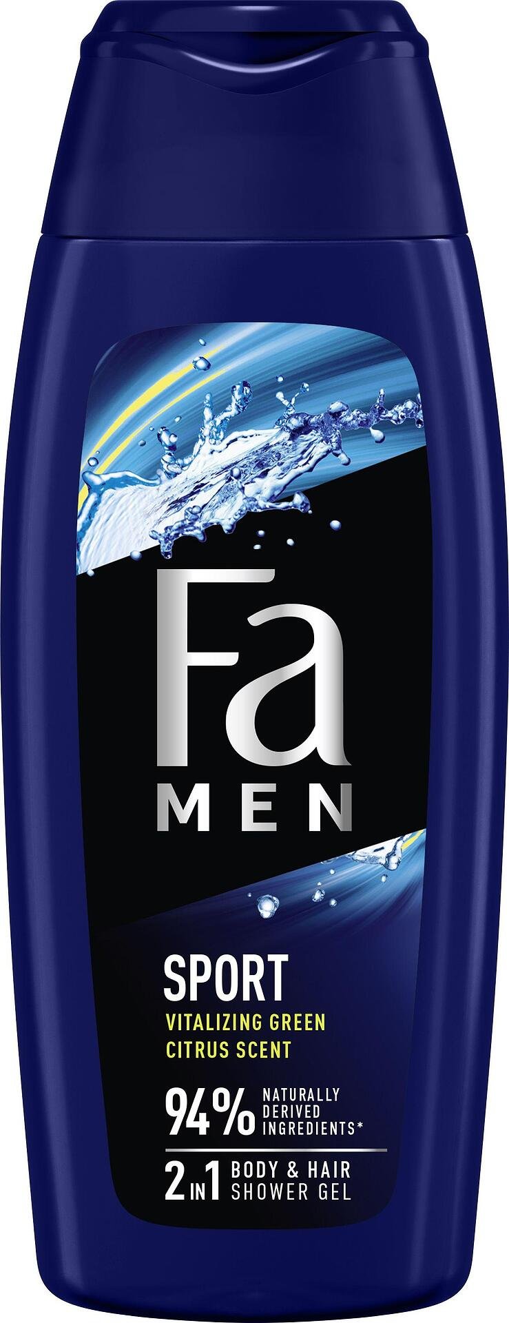 Fa Men Sport Vitalizing Green Citrus, мъжки душ гел, 400 мл.