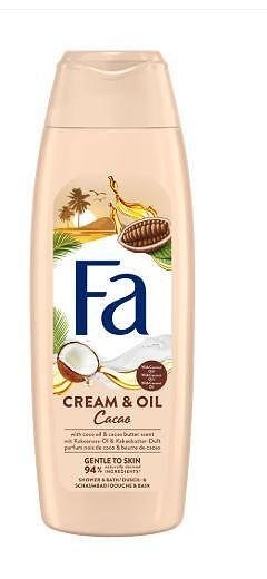 Fa Cream & Oil Shower Cream,душ крем с кокос и аромат на какао, 750 мл.