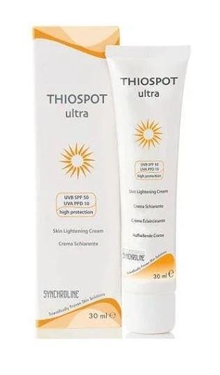 Synchroline Thiospot, депигментиращ крем за лице и тяло SPF 50+, 30 мл.