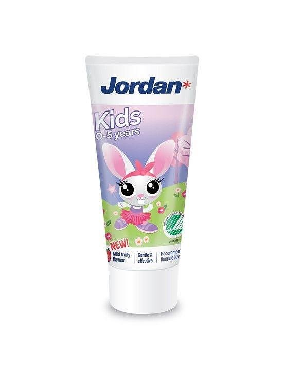 Jordan Kids Toothpaste, детска паста за зъби за млечни зъби, 0-5 години, 50 мл