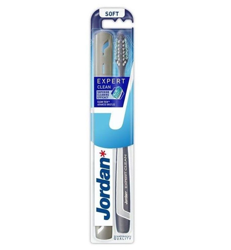Jordan Expert Clean, четка за зъби с технология CleanTech и GumCare.