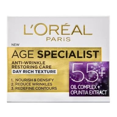 L'Oréal Age Specialist 55+, възстановяващ дневен крем против стареене, 50 мл