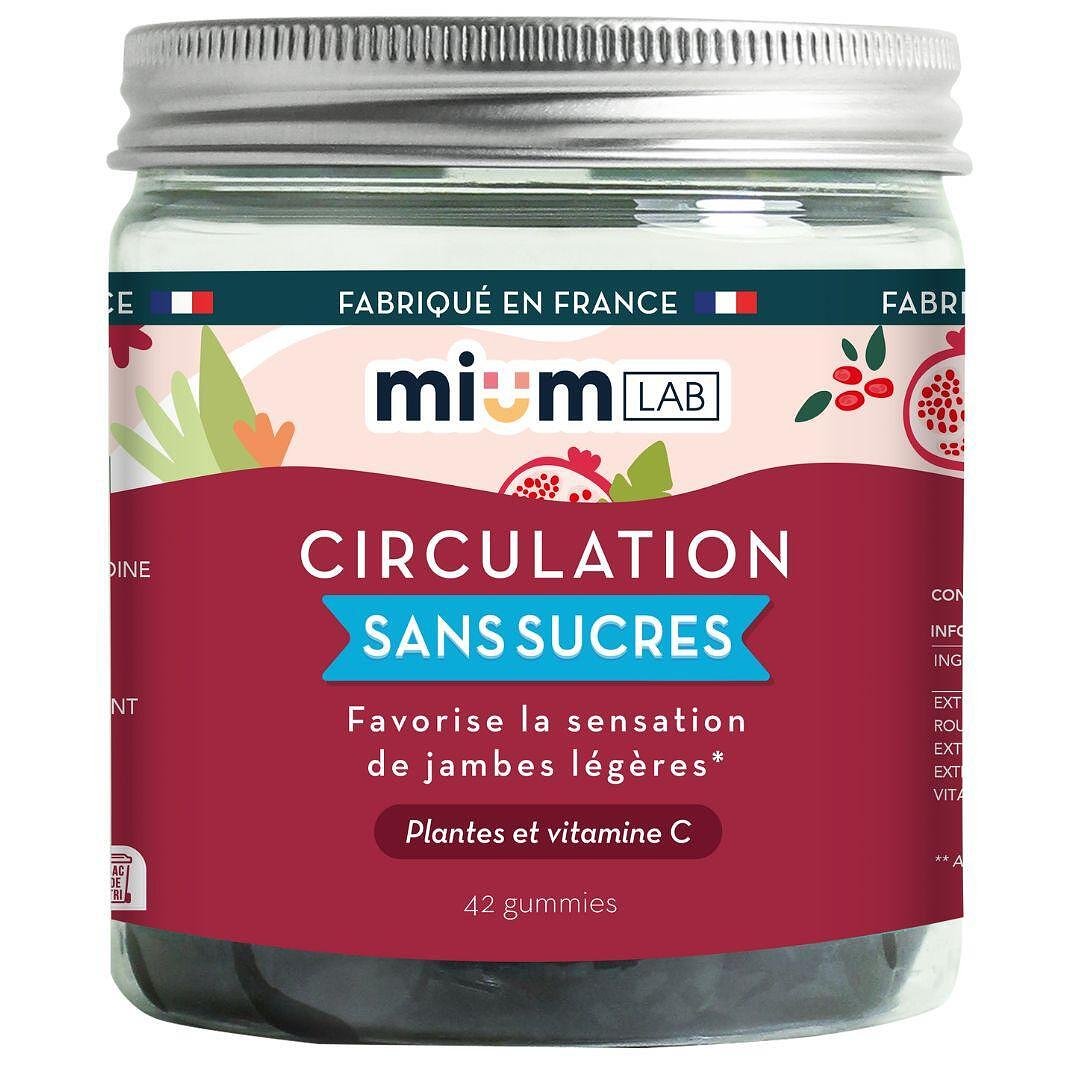 Mium Lab Gummies, ЦИРКУЛАЦИЯ НА КРЪВТА - желирани дражета,42 броя