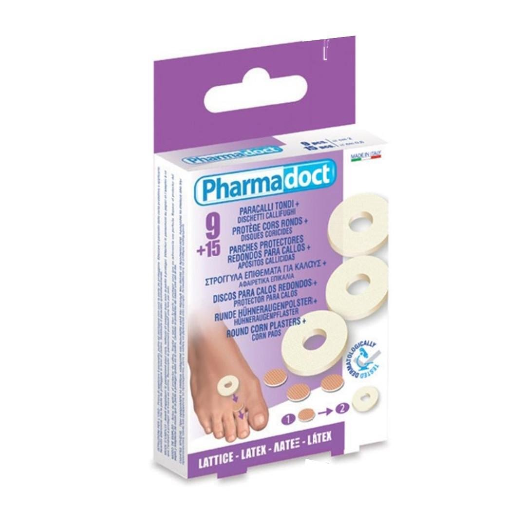 Pharmadoct подложки с калифугатен диск за мазоли, 9+15 броя