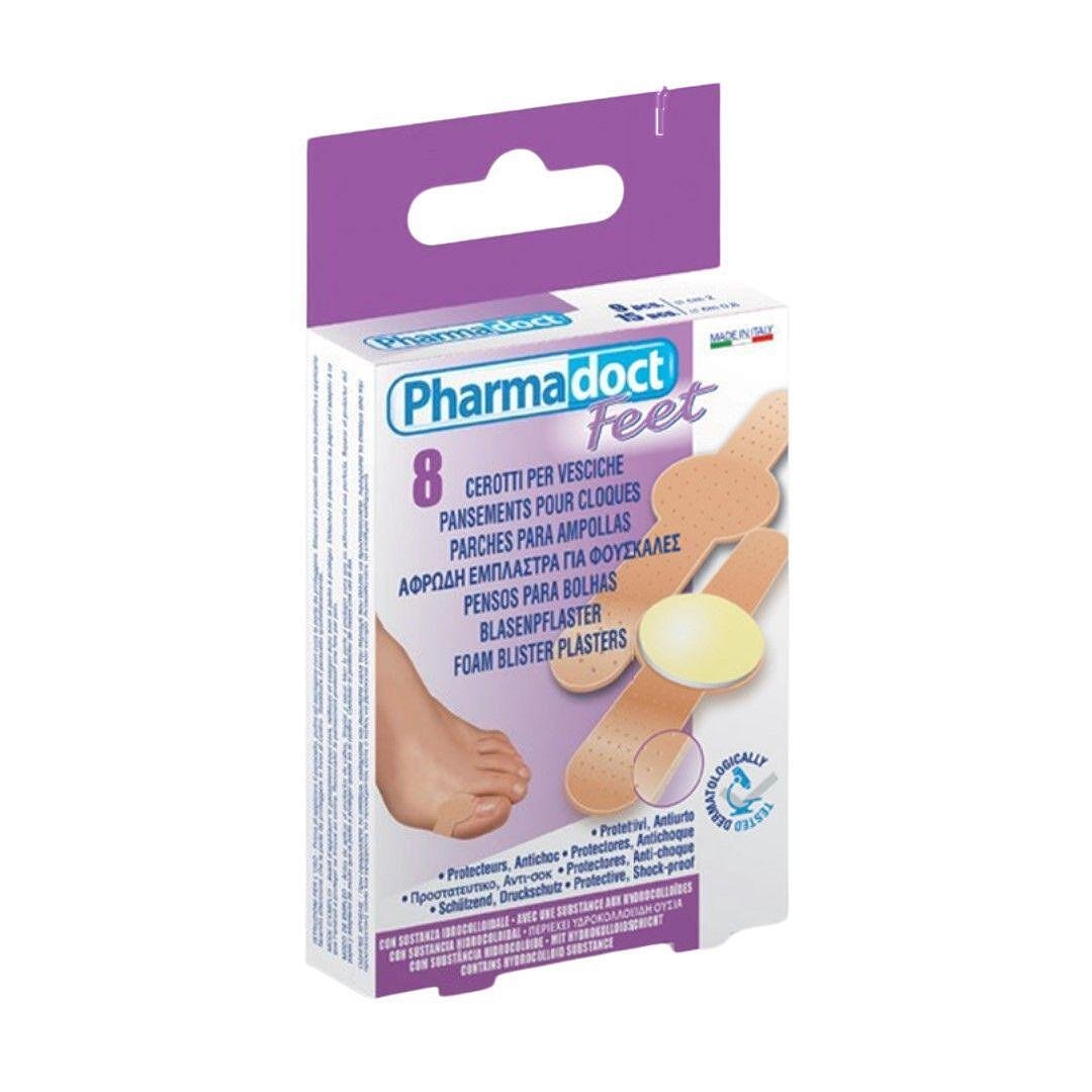 Pharmadoct хидроколоидни пластири с пяна, 8 броя