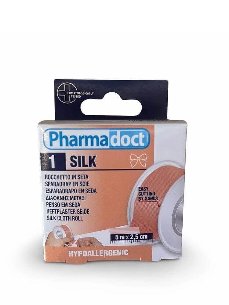 Pharmadoct хипоалергенен коприненлейкопласт, 5 м. x 2,5 см.