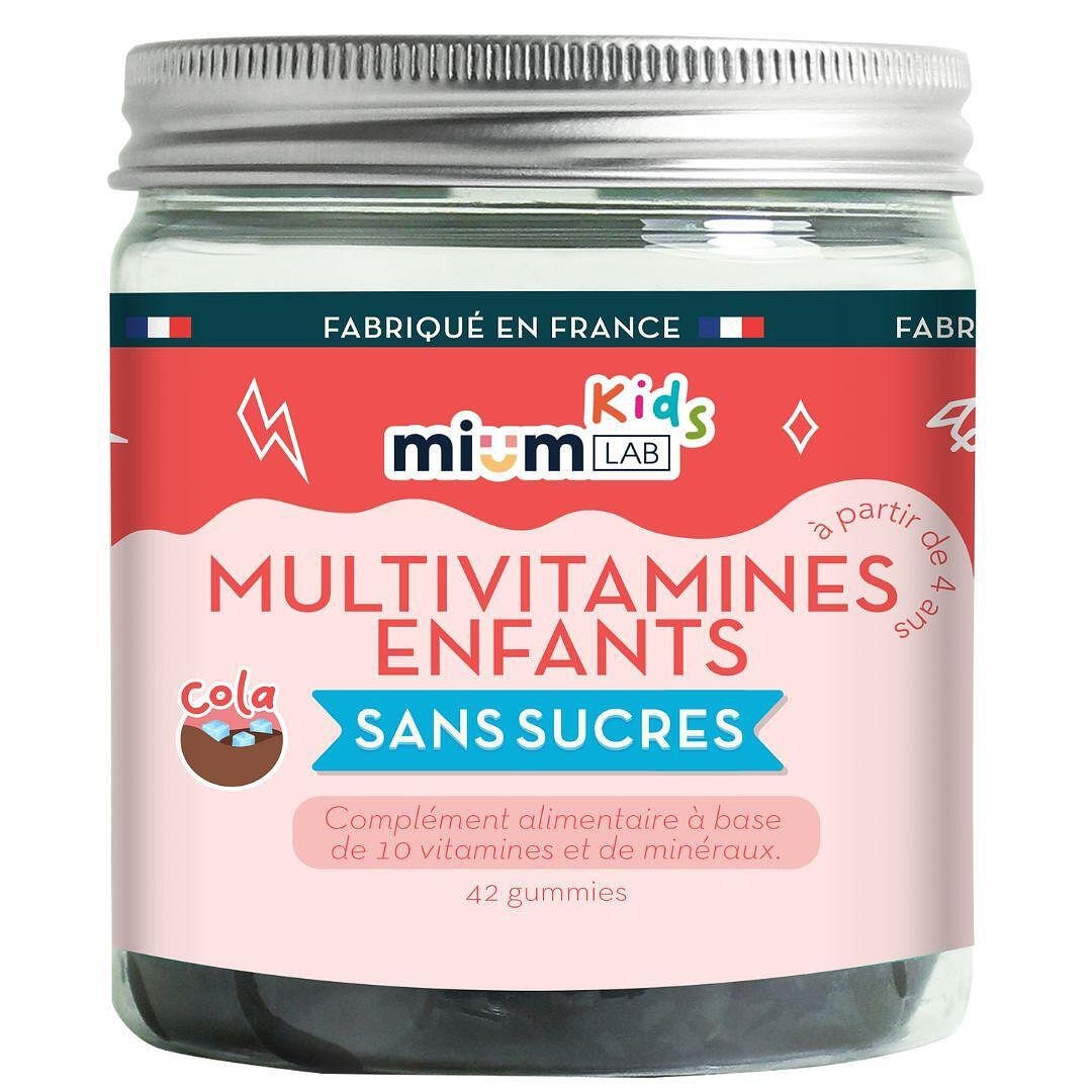 Mium Lab Gummies, МУЛТИВИТАМИНИ ЗА ДЕЦА - желиранидражета, 42 броя