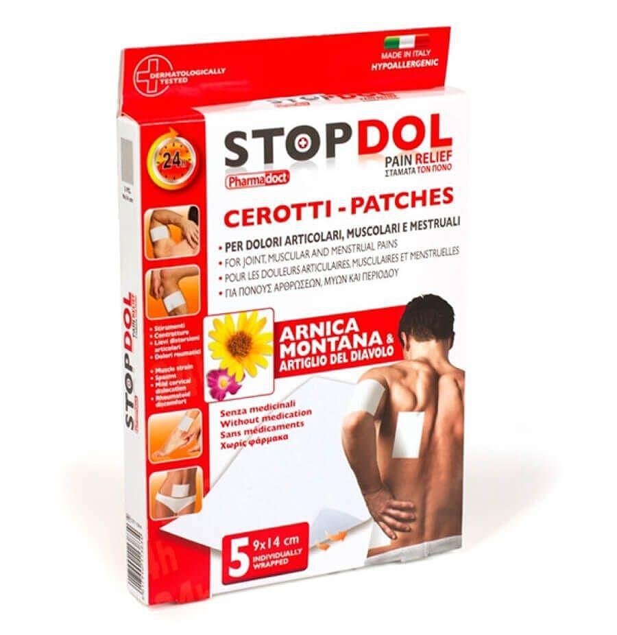 Stop Dol Pain Relief, болкоуспокояващи пластири, 5 броя