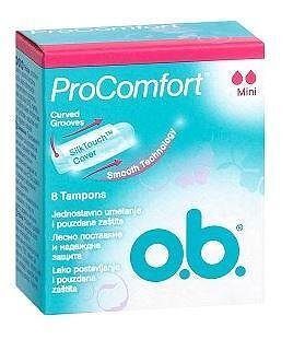 Тампони o.b. Procomfort Mini, 8 брoя