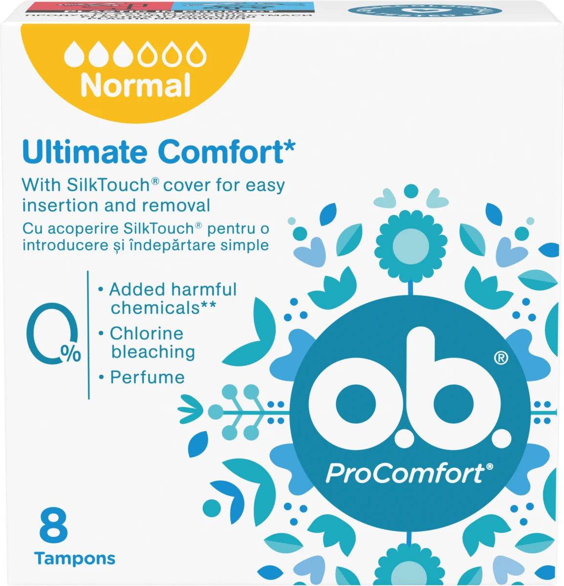 Тампони o.b. Ultimate Comfort Normal, 8 броя
