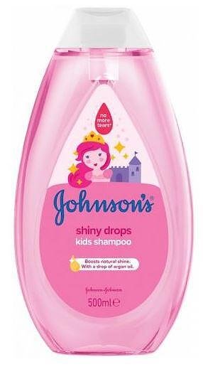 Johnson's - Shiny drops, детски шампоан за блясък, 500 мл.