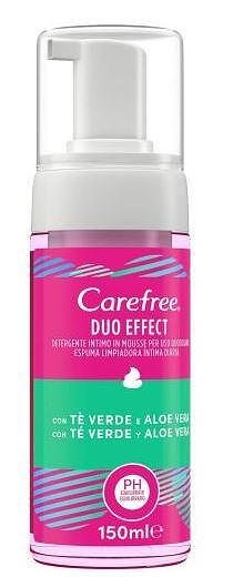 Carefree Duo Effect, интимна измиваща пяна, с алое и зелен чай, 150 мл.