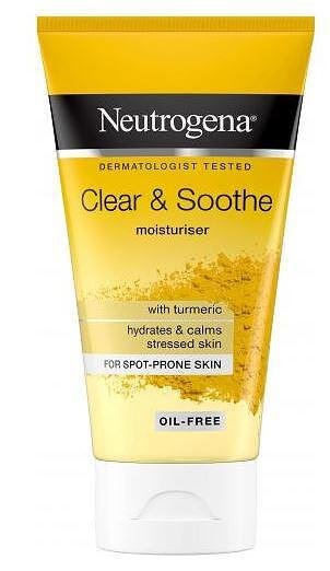 Neutrogena Clear&Soothe, успокояващ хидратант с куркума, 75 мл.