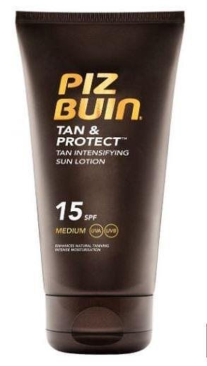 Piz Buin Tan & Protect, слънцезащитен лосион за бронзов тен, SPF15, 150 мл.