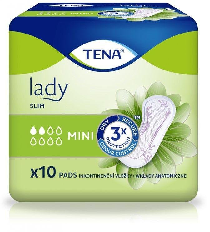Дамски превръзки Tena Lady - Slim Mini, 10 броя
