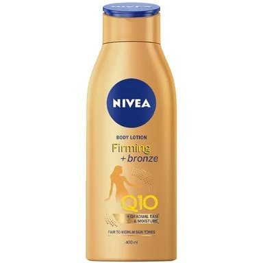 Nivea Q10 Plus, Стягащ лосион за тяло с бронзиращ ефект, 400 мл