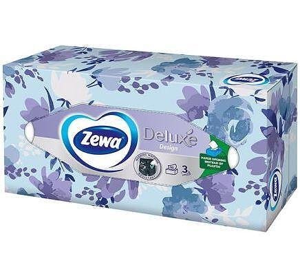Zewa Deluxe, салфетки, различни цветове/мотиви, 90 броя