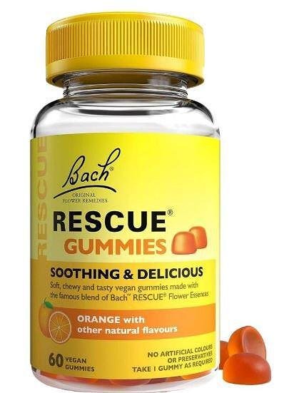 RESCUE GUMMIES дъвчащи бонбони антистрес, 60 бр.