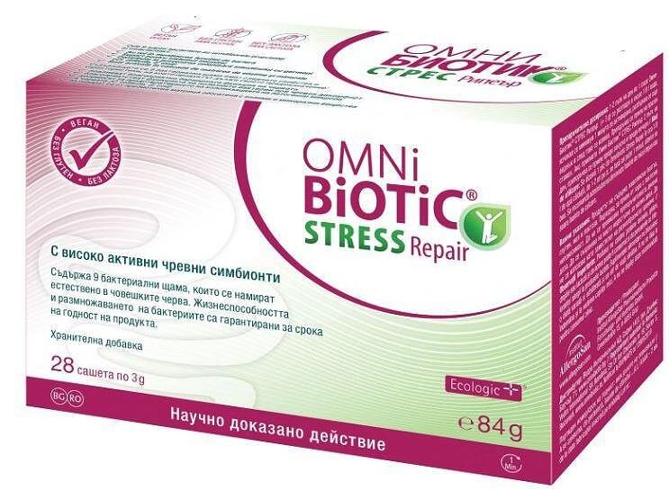 Omni-Biotic Stress repair, 28 сашета