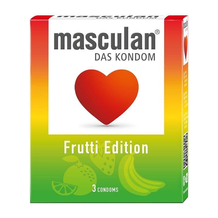 Frutti презервативи, 3 броя, Masculan