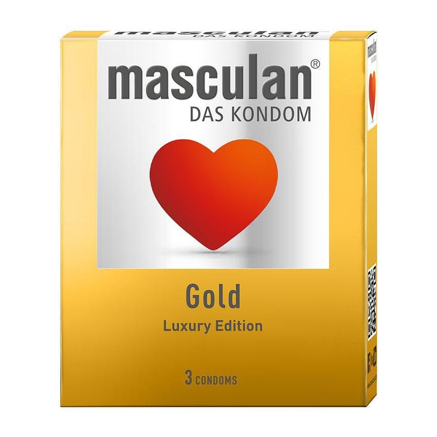 Gold презервативи, 3 броя, Masculan