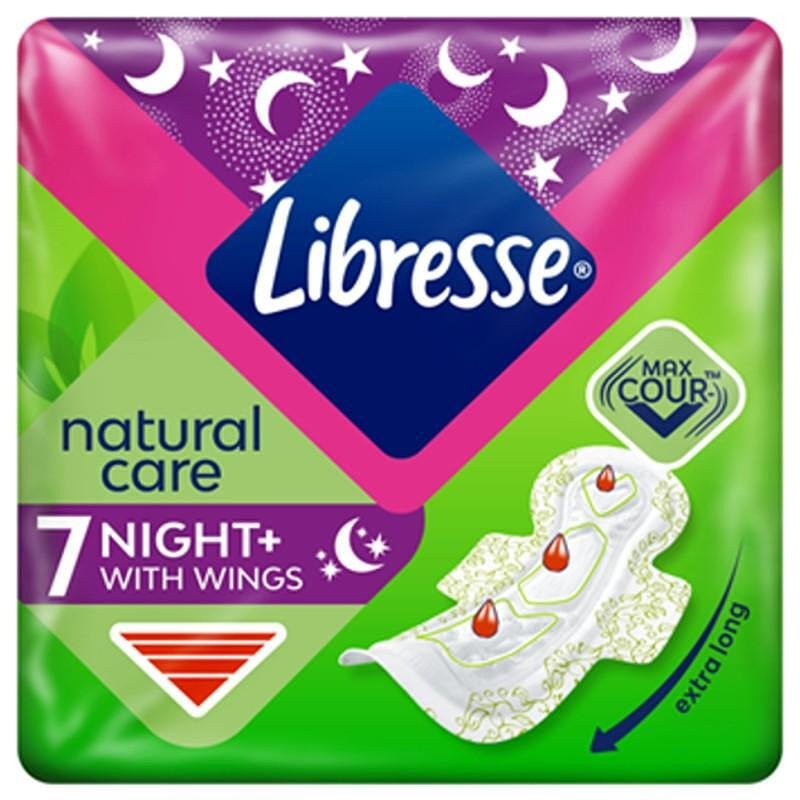 Нощни превръзки, Libresse, Nature Care MAXI Night 7 бр.