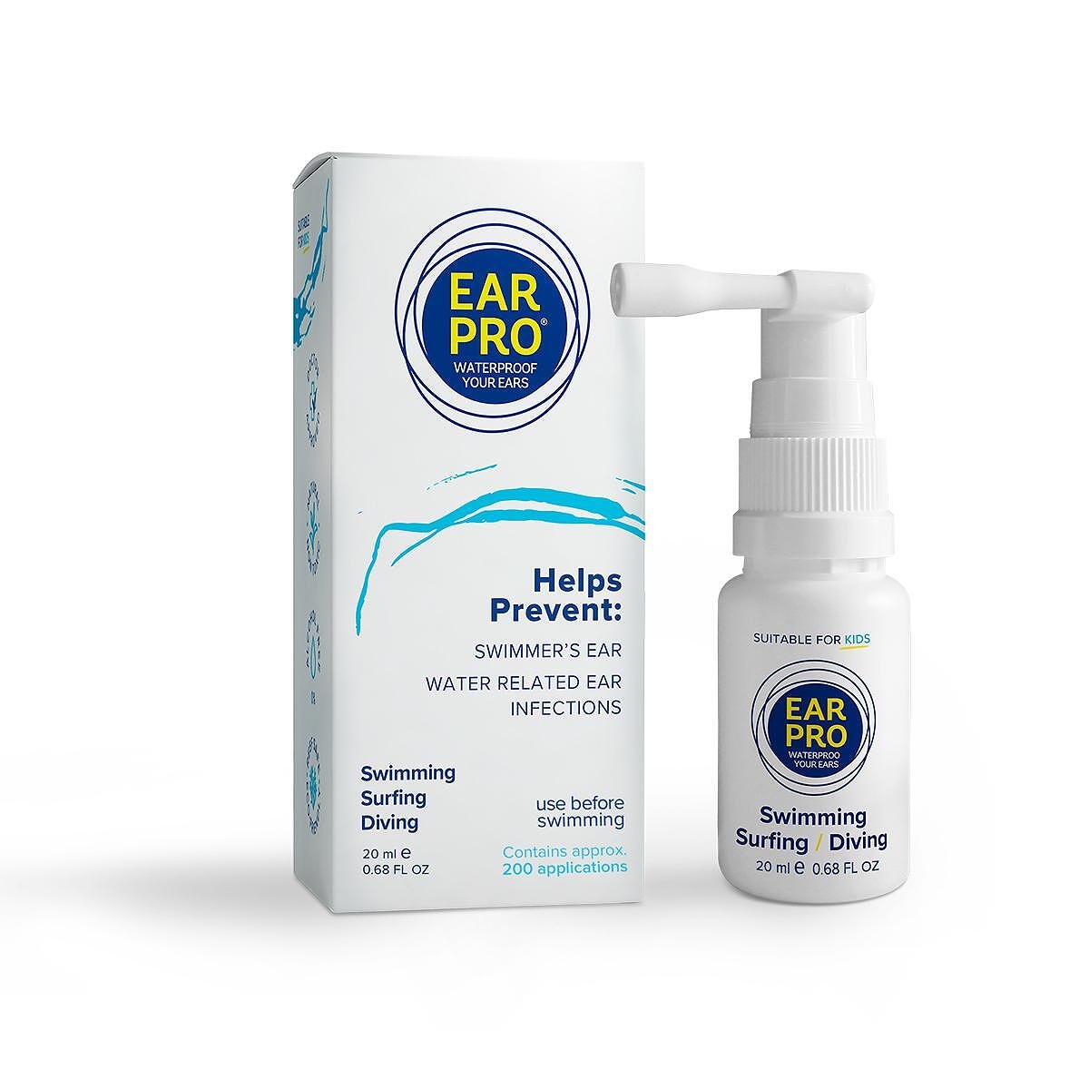 Ear Pro Waterproof Ear Spray, Водоотблъскващ спрей за уши