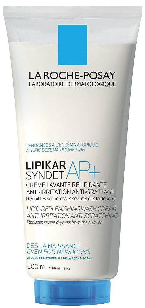 La Roche Posay, Lipikar Syndet Ap+, липидовъзстановяващ измиващ крем, 200 мл