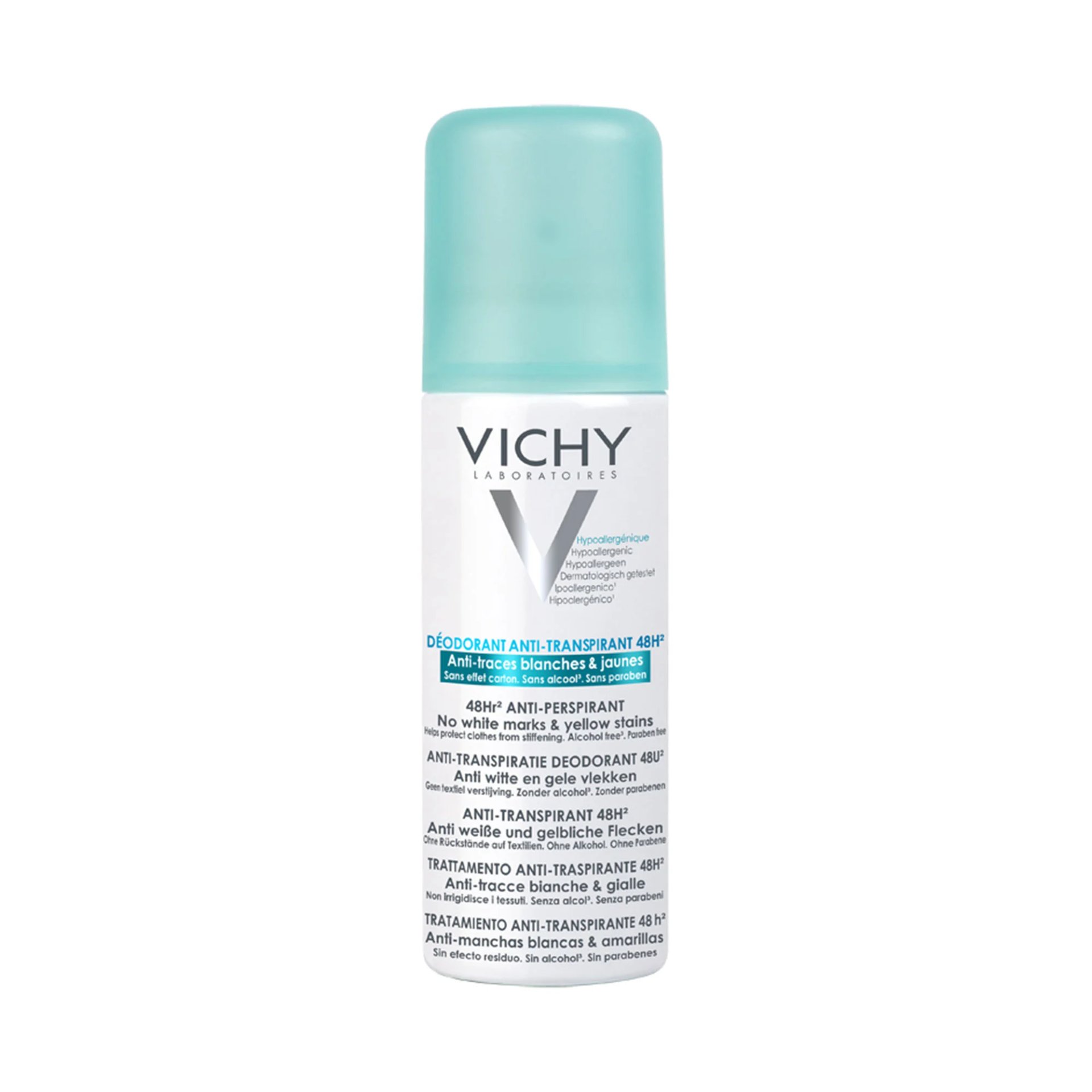 Vichy, Aerosol Anti Traces, дезодорант спрей без следи, унисекс, 125 мл